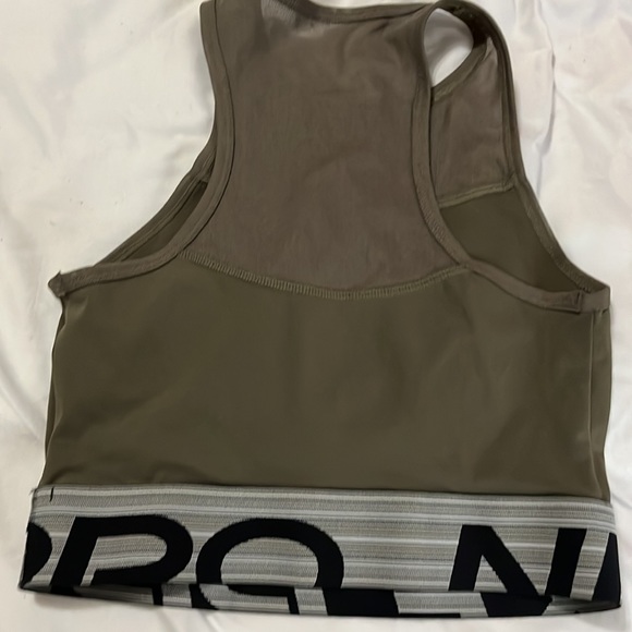 Nike women’s pro fit-dry cropped graphic training shirt size XS - Picture 2 of 3